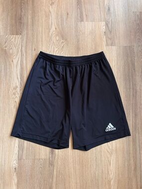 adidas Black Performance Athletic Shorts with Logo